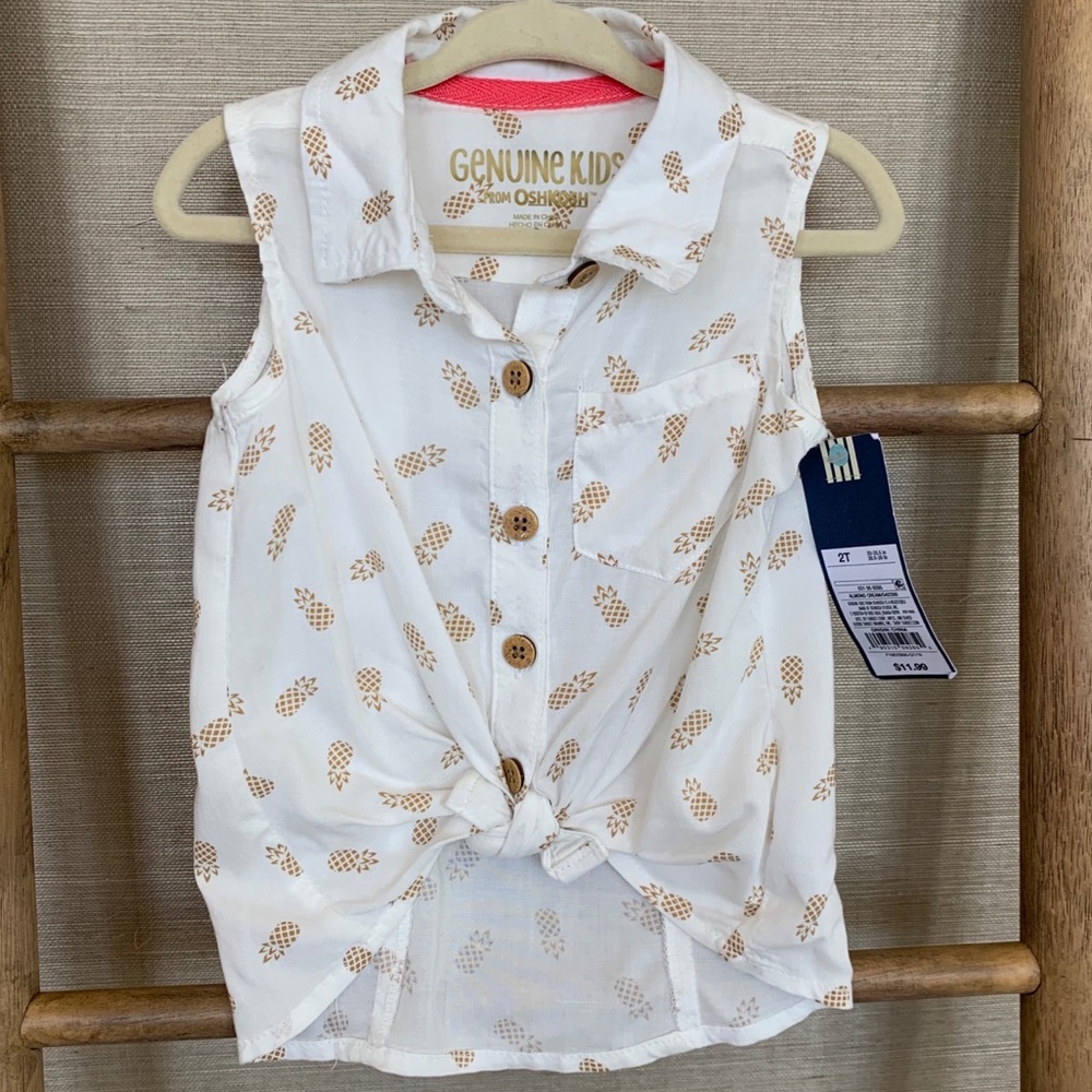 Genuine skids Osh Kosh HiLo Toddler blouse (2T)